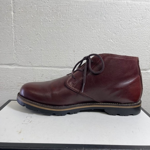 L L Bean Chukka Ankle Boots Burgundy Leather Lace up Men\'s‎ Size 11 M main image 8
